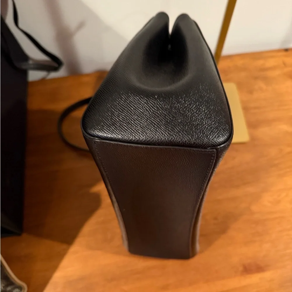 NWOT Coach Black Leather Etta Carryall Bag - Picture 9 of 10